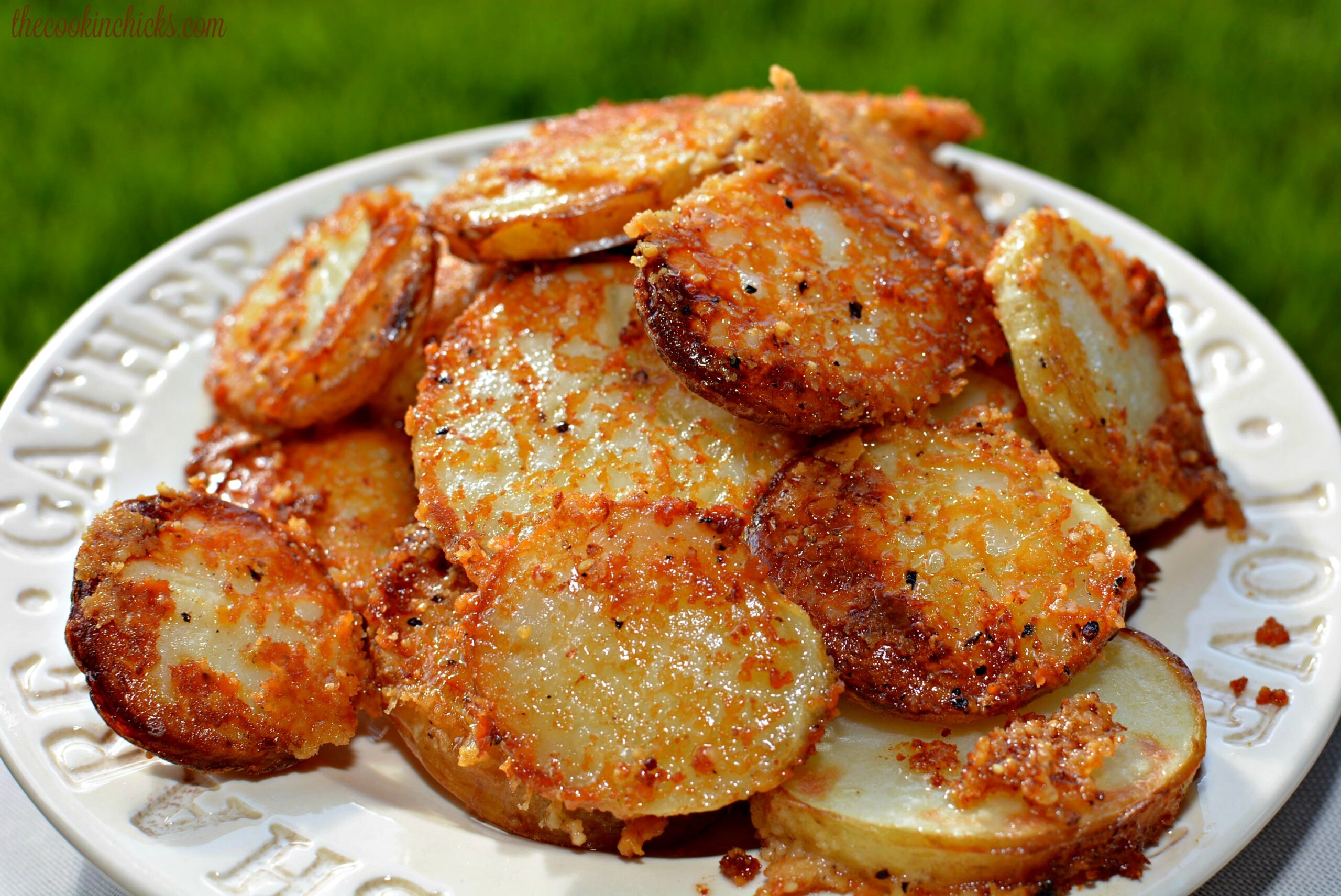 Roasted Garlic Parmesan Potatoes